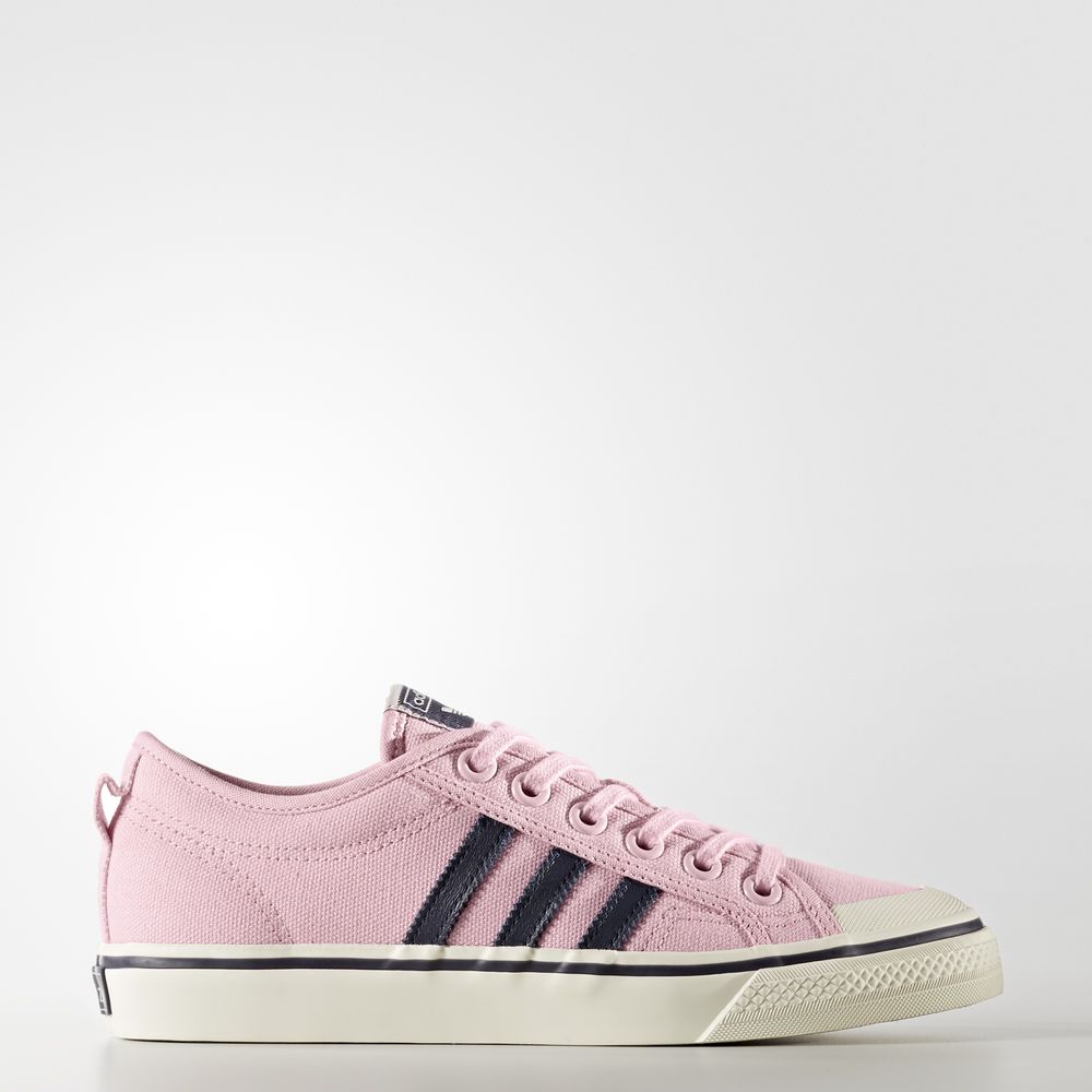 Adidas Nizza χαμηλα - Originals γυναικεια - Ροζ/Μπλε/Ασπρα,Μέγεθος: EU 36 – 54 2/3 (622HWEVG)